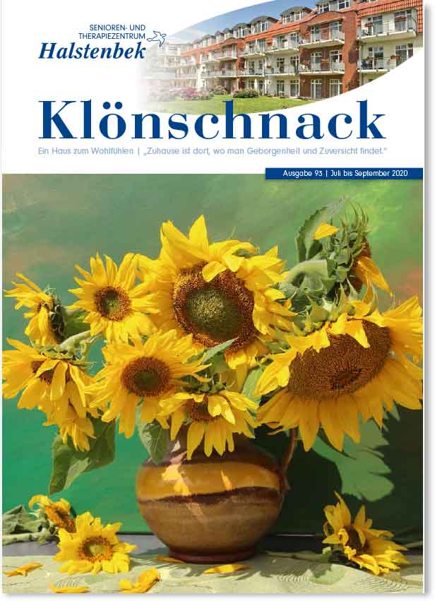 Hauszeitung „Klönschnack“ Juli / August / Septembe